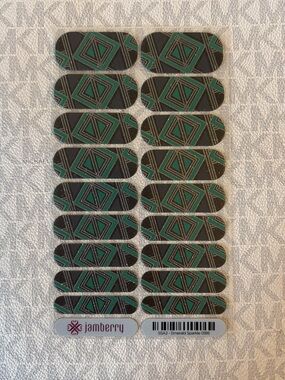 Jamberry Nail Wrap - Emerald Sparkle